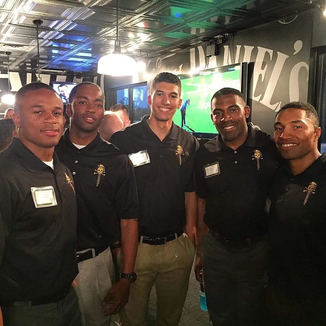 the team at the event