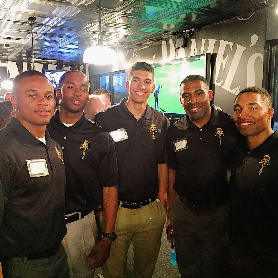 the team at the event